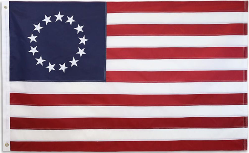 BETSY ROSS 3x5 FT EMBROIDERED FLAG