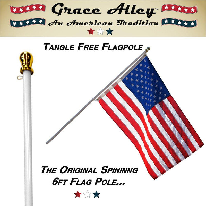6' Spinning Pole – Flags Unlimited