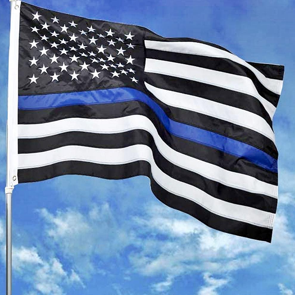 Thin Blue Line Flag